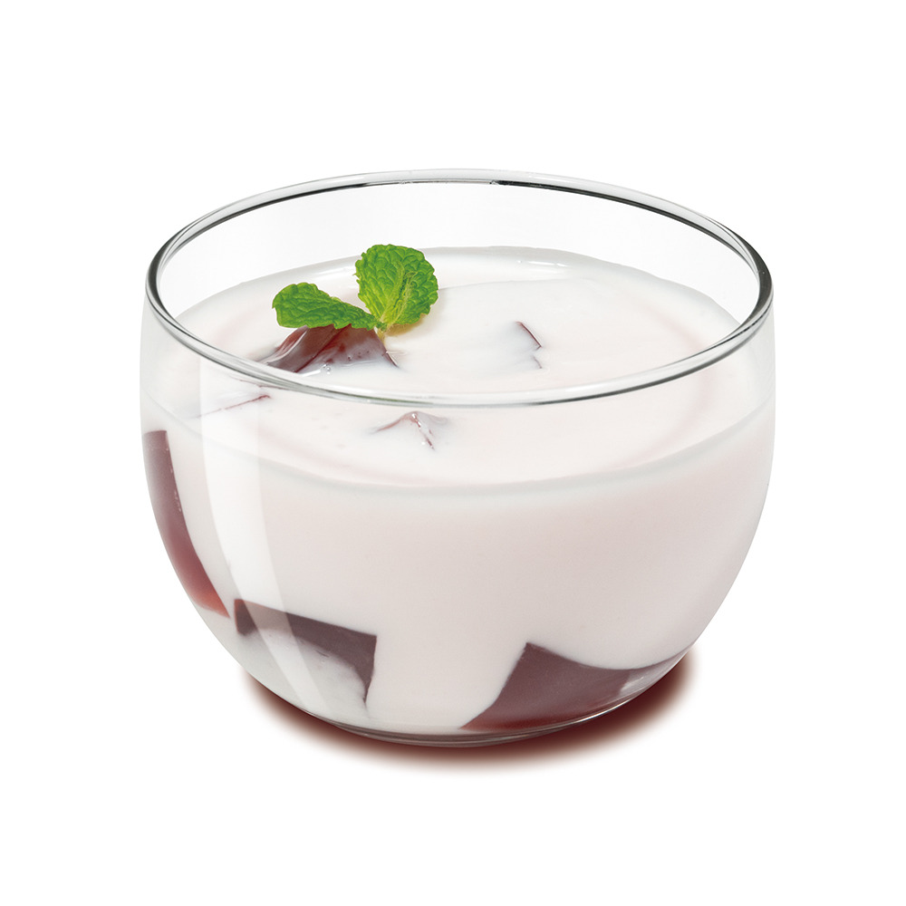 ヨーグルト,いちごと紅茶ゼリー