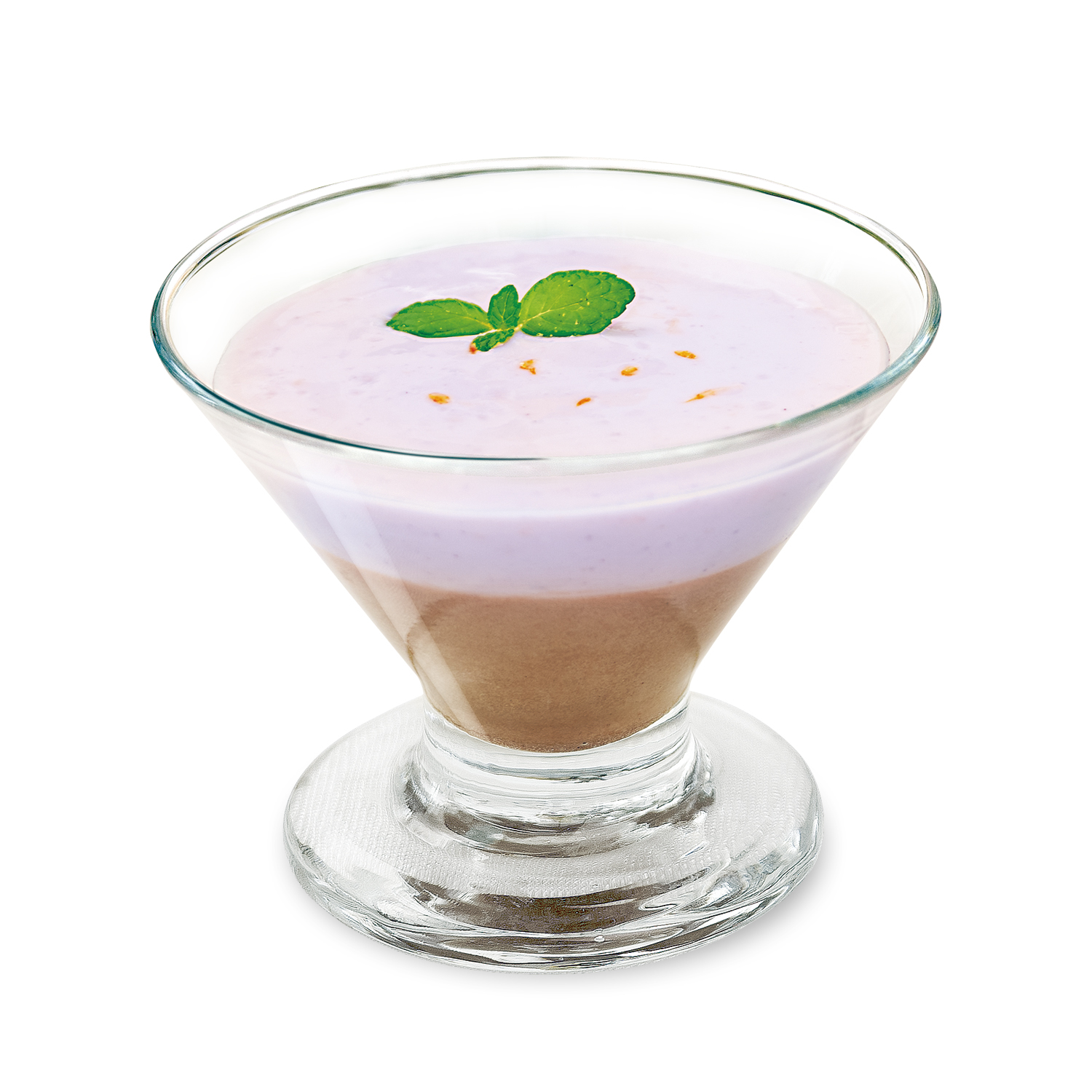 オレンジカシスヨーグルト,チョコババロア,二層,オレンジカシス＆チョコババロア